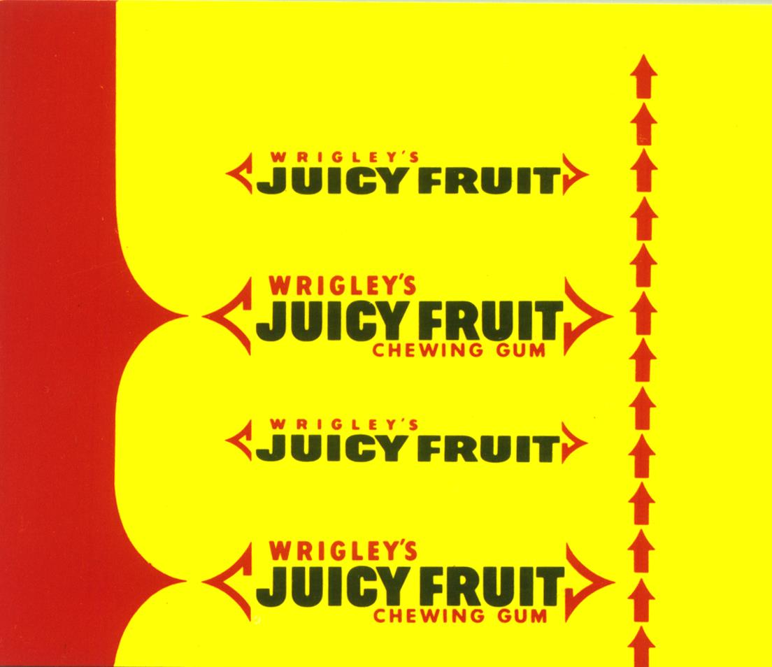 WRIGLEY'S JUICY FRUIT CHEWING GUM