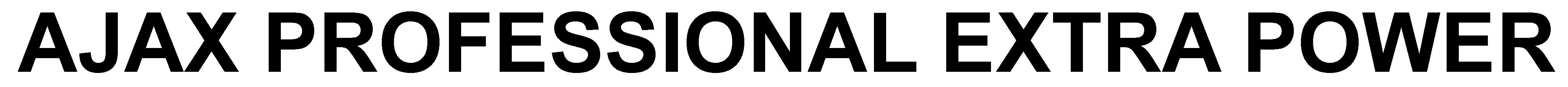 AJAX PROFESSIONAL EXTRA POWER