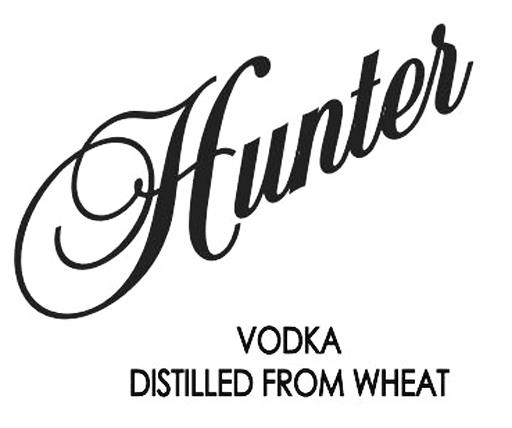 HUNTER VODKA DISTILLED FROM WHEAT