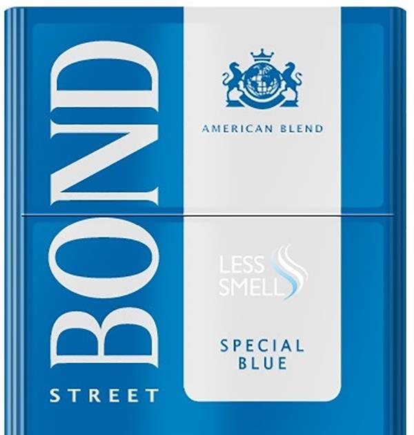 BOND STREET AMERICAN BLEND LESS SMELL SPECIAL BLUE