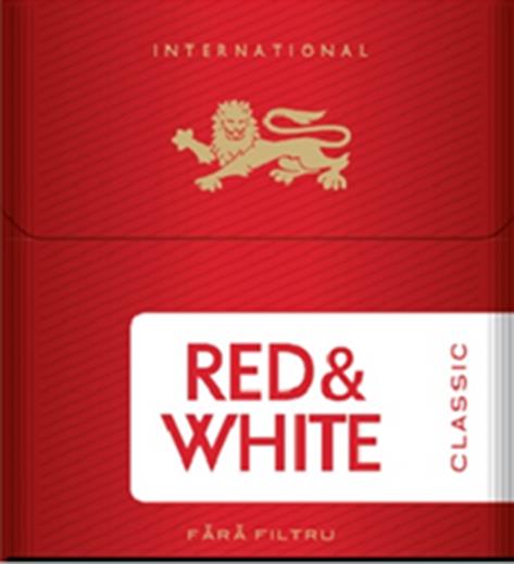 RED WHITE INTERNATIONAL CLASSIC FÃRÃ FILTRU