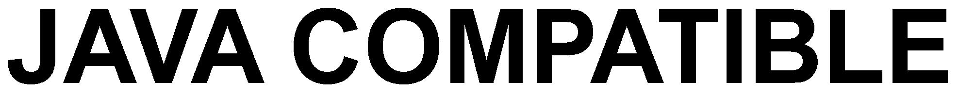 JAVA COMPATIBLE